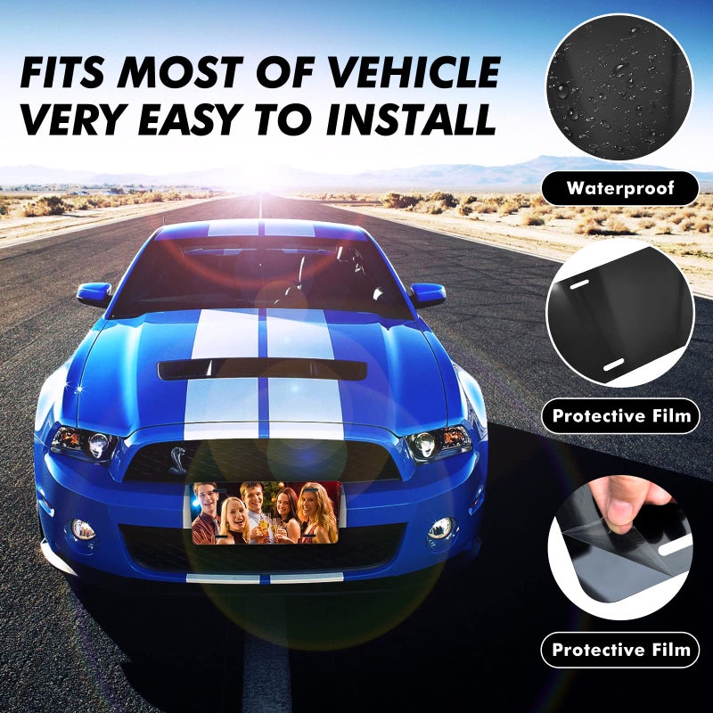 HYHOSHI 10 Pack 0.45mm Blank Automotive License Plate Plates Tag for Custom Design Work - Image 3